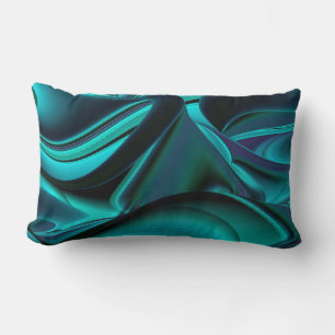 Futuristische Abstrakte 3D Metallic Rainbow Art Lendenkissen