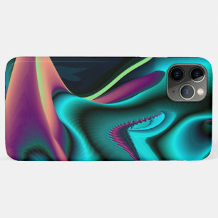 Futuristische abstrakte 3D metallische Regenbogen- Case-Mate iPhone Hülle