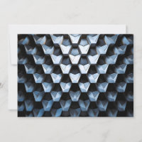 Futuristische abstrakte blaue geometrische Metallo