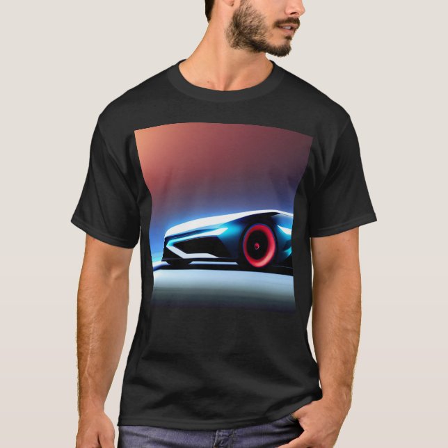 Futuristische Autos 2 T - Shirt (Vorderseite)