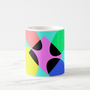 Futuristische Blume Kaffeetasse