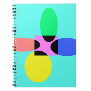 Futuristische Blume Notizblock
