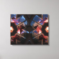 Futuristische Chrystal X7-11 Wrapped Canvas