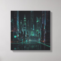 Futuristische Cybernetic Cityscape