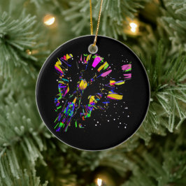Futuristische Digital Art Kreationen Keramik Ornament