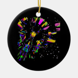 Futuristische Digital Art Kreationen Keramik Ornament