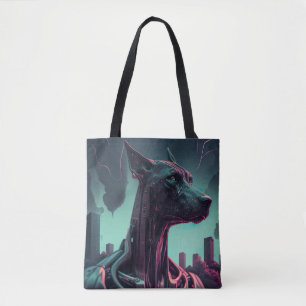 Futuristische Dogge Der Roboterbegleiter Tasche