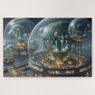 Futuristische Fantasy Pflanze Bio Domes