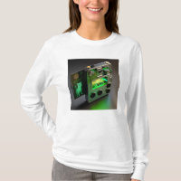 Futuristische Hardware-Brieftasche mit Hologramm-D