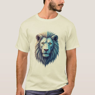 Futuristische holografische Löwen-T-Shirt-Designs T-Shirt