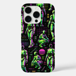 Futuristische humanoide Roboterkunst | KI Android iPhone 16 Pro Hülle