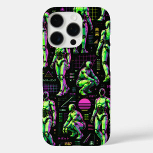 Futuristische humanoide Roboterkunst KI Android iPhone 16 Pro Hülle