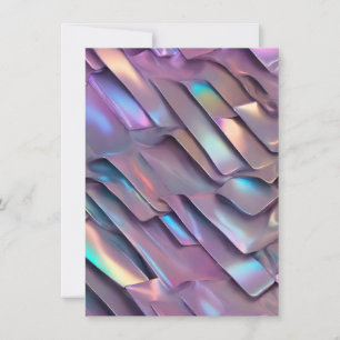 Futuristische Iridescent/abstrakte holografische Ankündigung