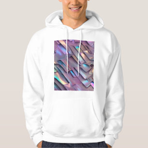 Futuristische Iridescent/abstrakte holografische Hoodie
