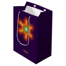 Futuristische Neon-Glow-Blumengrafik