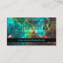 Futuristische oder SCI Fi Author Business Card Visitenkarte