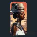 Futuristische Queen Afrofuturistische Science Fict Case-Mate iPhone Hülle<br><div class="desc">Fantasy Art Produkte von The Lunarium.</div>