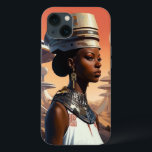 Futuristische Queen Afrofuturistische Science Fict Case-Mate iPhone Hülle<br><div class="desc">Fantasy Art Produkte von The Lunarium.</div>