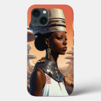 Futuristische Queen Afrofuturistische Science Fict