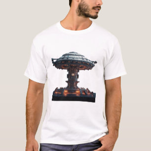 Futuristische Raumstation T-Shirt