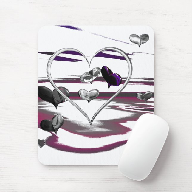 Futuristische Romantik Mousepad (Mit Mouse)