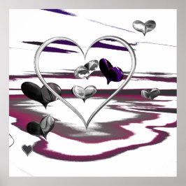 Futuristische Romantik Poster