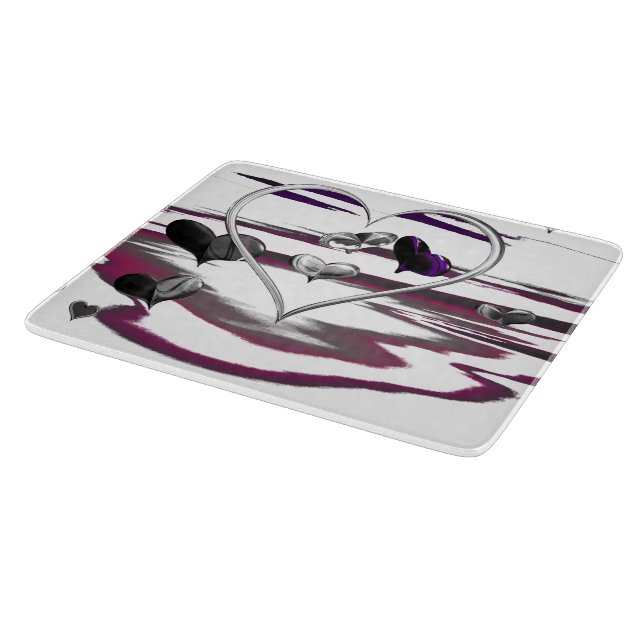 Futuristische Romantik Schneidebrett (Ecke)