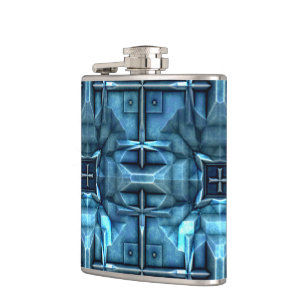 Futuristische Sci-Fi Armor 1 Wrapped Flask Flachmann