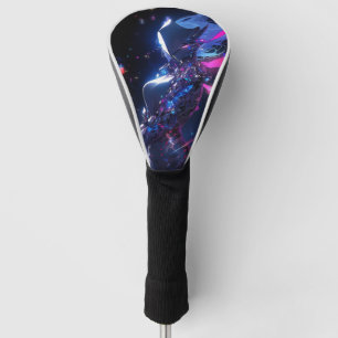 Futuristische Sci-Fi Cyber Warrior Anime Girl Golf Headcover