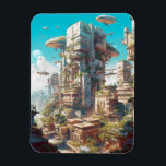 Futuristische Science Fiction Kunst Magnet<br><div class="desc">Futuristische Science Fiction Kunst</div>