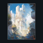 Futuristische Science Fiction Kunst Postkarte<br><div class="desc">Fantasy,  Sci-fi & Horror Art von The Lunarium.</div>