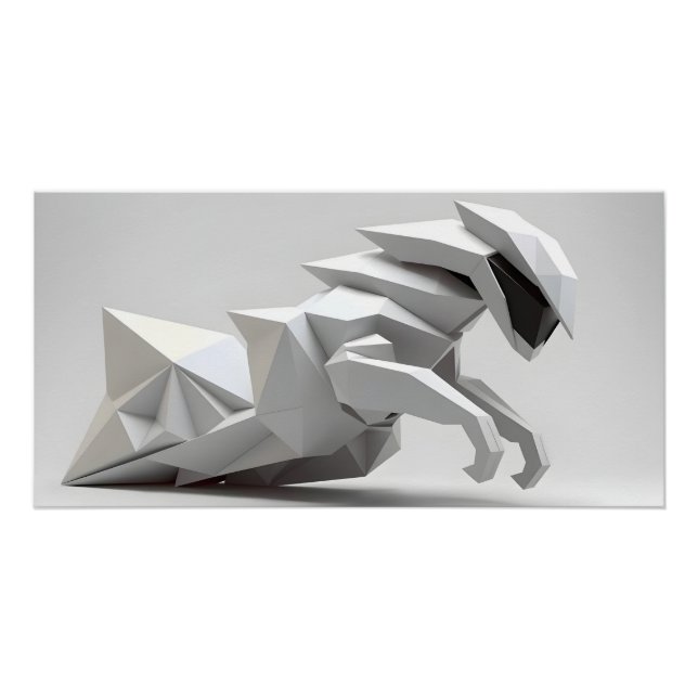 Futuristische Skulptur Poster (Vorderseite)