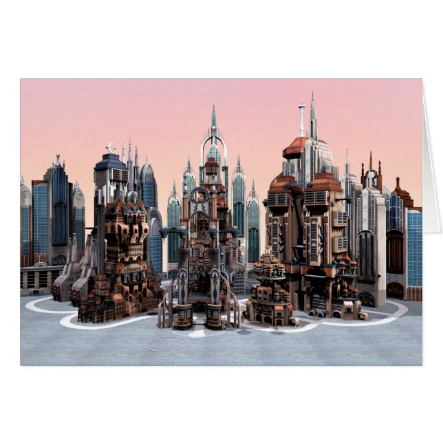 Futuristische Stadt (Vorderseite (Horizontal))