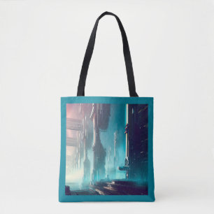 Futuristische Stadt 1 Tasche