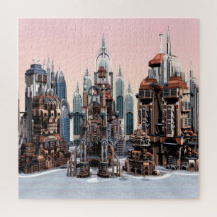 Futuristische Stadt Sci-Fi