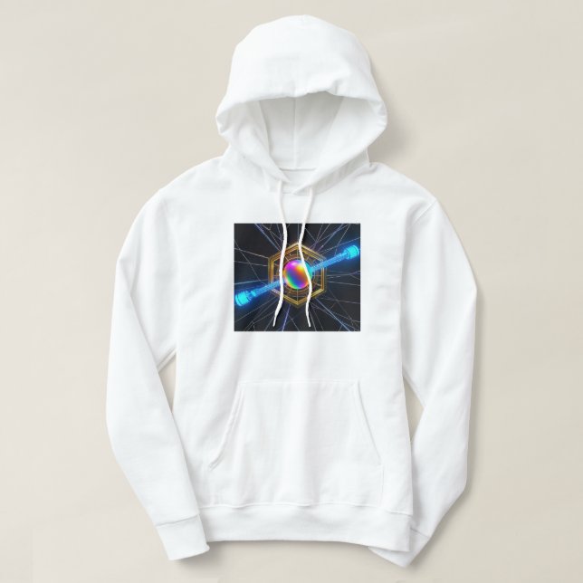 futuristische T - Shirt geometrische Art Science-F (Design vorne)