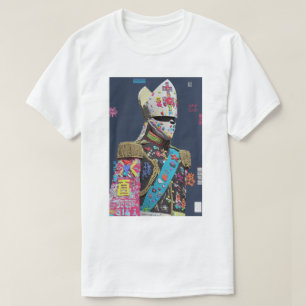 Futuristische Voxel-Glitch-Art Militär-Offizier Cy T-Shirt
