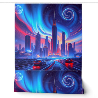 Futuristische Wand Kunst & Dekoration