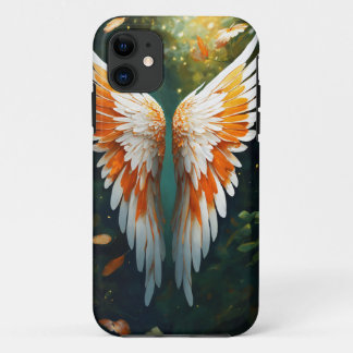 Futuristische Wing Tattoo Art Mobile Cover Design