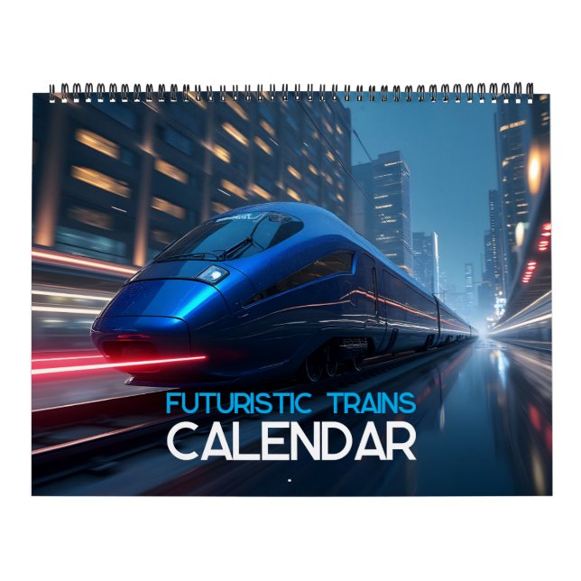 Futuristische Züge Kalender (Titelbild)