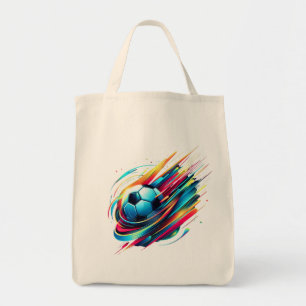 Futuristischer Cyber-Fußball-Speed-Sport Tragetasche