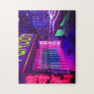 Futuristischer Cyberpunk-Nachtclub