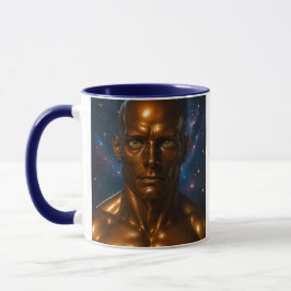 Futuristischer Galaxieandroid Tasse