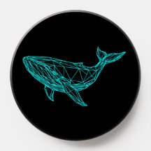 Futuristischer geometrischer Wal PopGrip