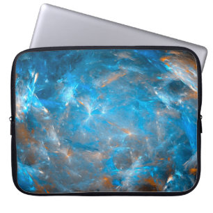 Futuristischer Hintergrund für den Raum, abstrakt, Laptopschutzhülle