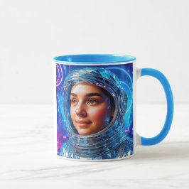 Futuristischer Kosmonaute Tasse