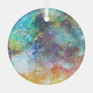 Futuristischer Raum, nebeliger Hintergrund. Ornament Aus Glas