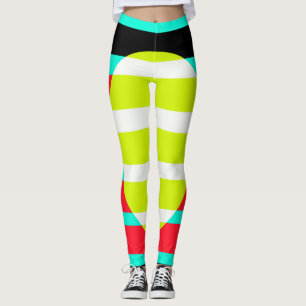 Futuristischer Sonnenuntergang Leggings