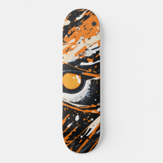 Futuristischer Spritzer, Panther schwarz, Look, cr Skateboard