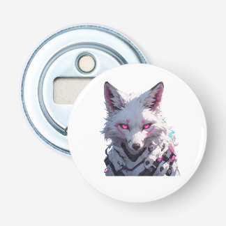 Futuristischer Weißfuchs Flaschenöffner